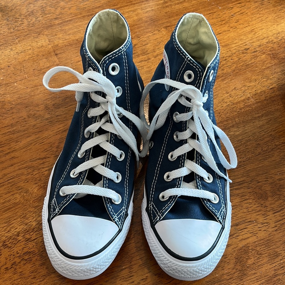 NWOT Blue Converse Allstar High top Sneakers